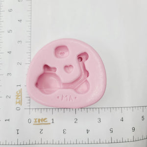 Motorcycle Love Med Silicone Mold MA 751