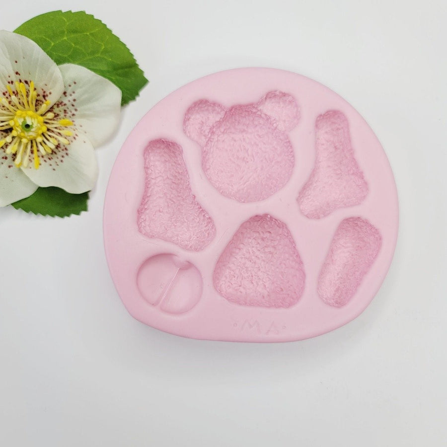 Big Furry Bear Silicone Mold MA 089