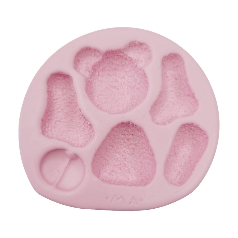 Big Furry Bear Silicone Mold MA 089