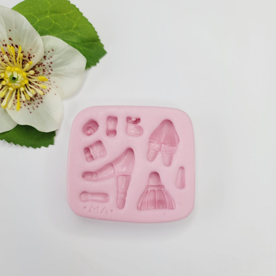 Adorable Little Dolls Silicone Mold MA 757