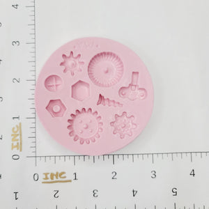 Kit Mechanical Screws Silicone Mold MA 722