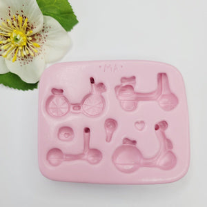 Bike Adventure Lovers Silicone Mold MA 756