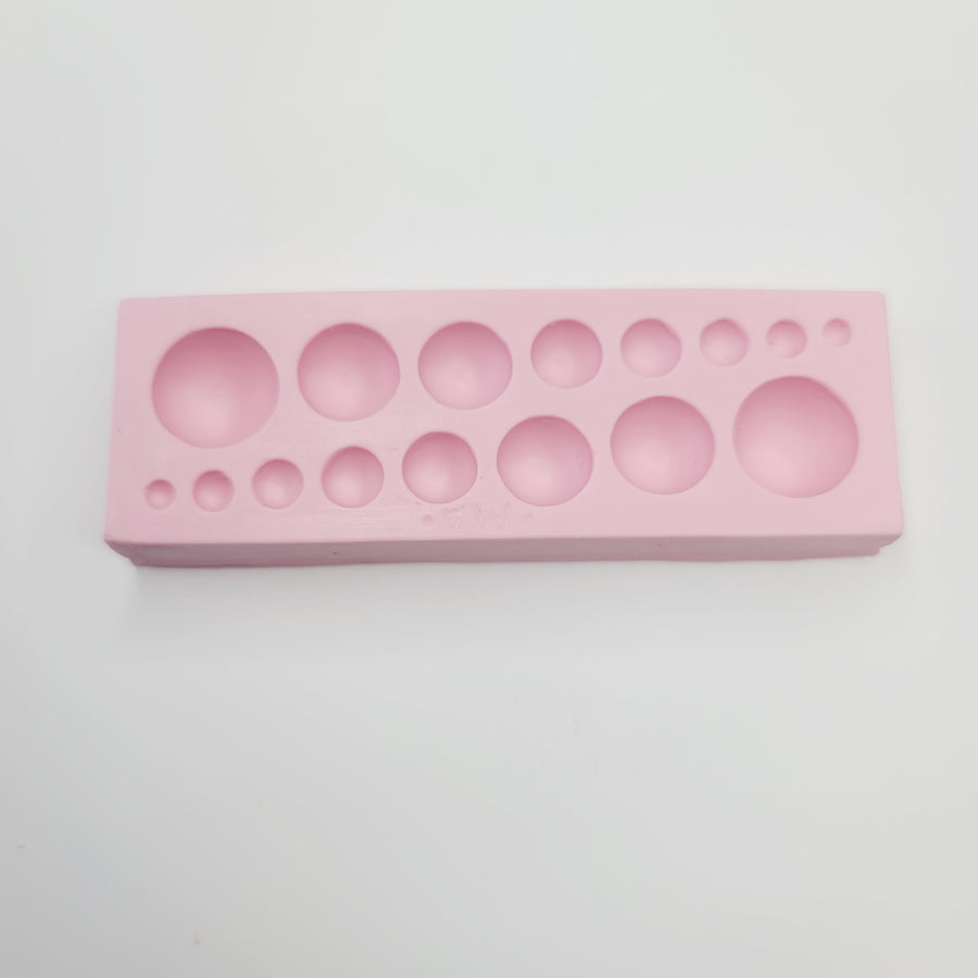 Half Pearl Ball Silicone Mold 484 MA