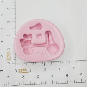 Motorcycle Medium Silicone Mold MA 752