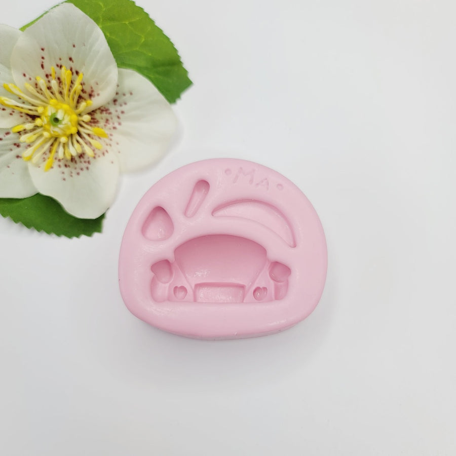 Cute Beetle Med Silicone Mold MA 753