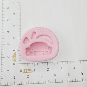 Cute Beetle Med Silicone Mold MA 753