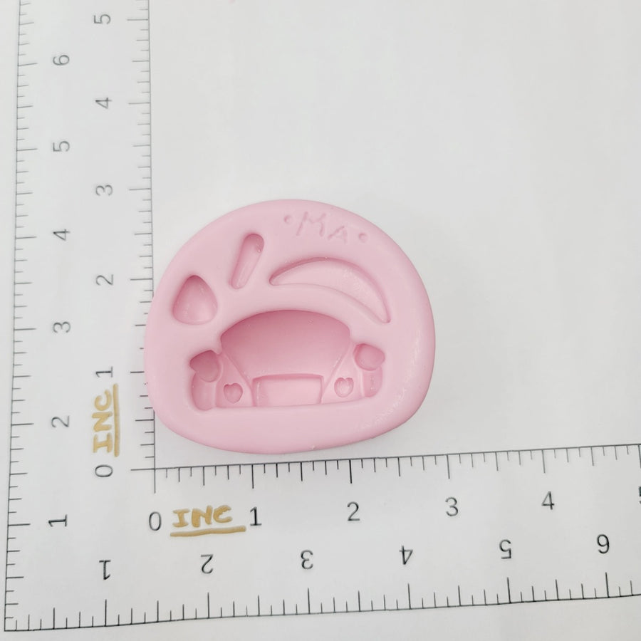 Cute Beetle Med Silicone Mold MA 753