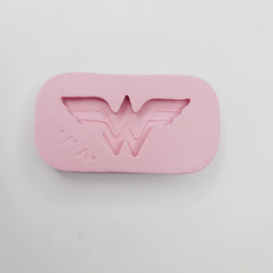 Super Hero Sign (Approx 2.5")  Silicone Mold 025 MA