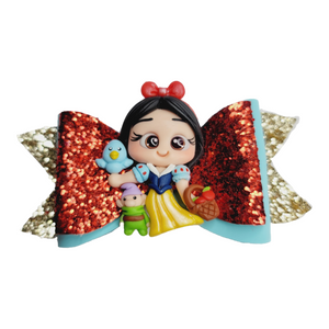 Snow White #3 Medium Hair-Bow