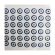 Load image into Gallery viewer, VA 06 Greek Eyes Resin Stickers (X-SM) 60 UN - 0.8 CM
