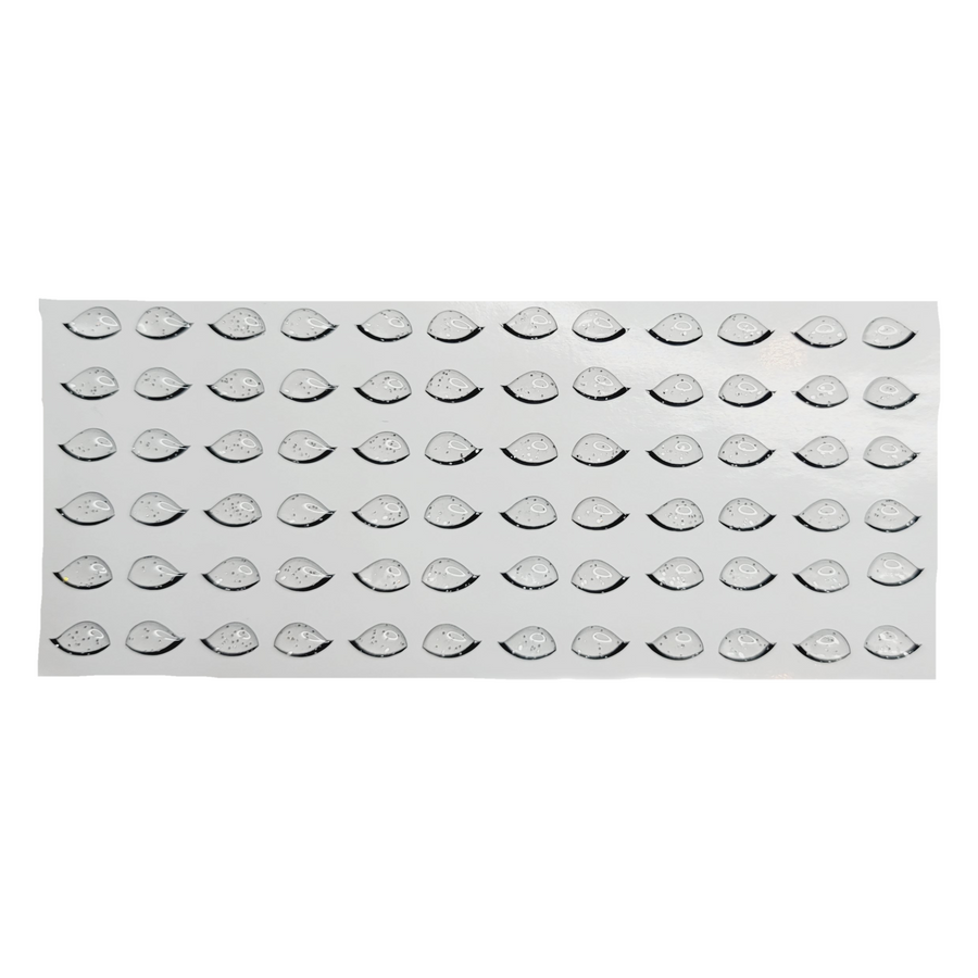 Adhesive Resin Clear Glitter Eyelashes for Clays V.A. (X-SM)/ PP 36 Pairs 5.7MM