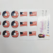 Load image into Gallery viewer, VA 08 USA Flag Resin Stickers (SM) 24UN - 1.7 cm
