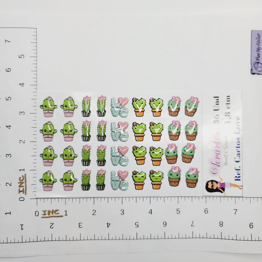 Adhesive Resin Cactus V.A.for Clays Multicolor (SM) 36UN - 1.8 cm