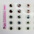 Load image into Gallery viewer, STY REALISTIC16 Adhesive Resin Eyes for Clays Multicolor STY Realistic Xx-Gr/ Xx-Lg 16mm 20 Pairs
