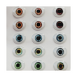Load image into Gallery viewer, STY REALISTIC16 Adhesive Resin Eyes for Clays Multicolor STY Realistic Xx-Gr/ Xx-Lg 16mm 20 Pairs
