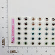 Load image into Gallery viewer, STY REALISTIC14 Adhesive Resin Eyes for Clays Multicolor STY Realistic X-GR/ X-LG 14mm 30 Pairs
