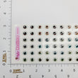 Load image into Gallery viewer, STY REALISTIC12 Adhesive Resin Eyes for Clays Multicolor STY Realistic GR/ LG Measure: 12mm 36 Pairs
