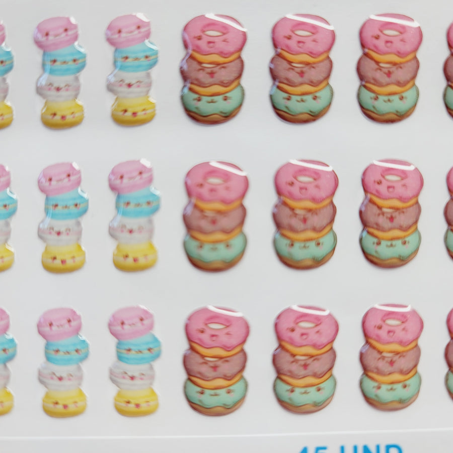 Adhesive resin for clays MF 110 cute deserts #2 (2 cm) 45 Units