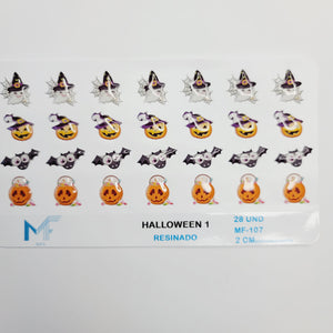 Adhesive resin for clays MF-107 Halloween #1 (2.0 cm) 28 Units