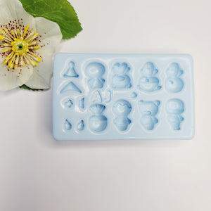 AJ #60 Xmas mini cuties silicone mold