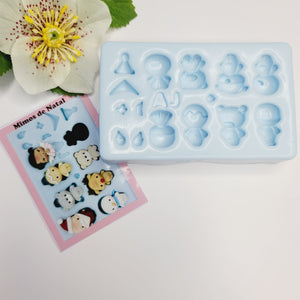 AJ #60 Xmas mini cuties silicone mold
