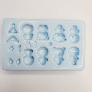 AJ #60 Xmas mini cuties silicone mold