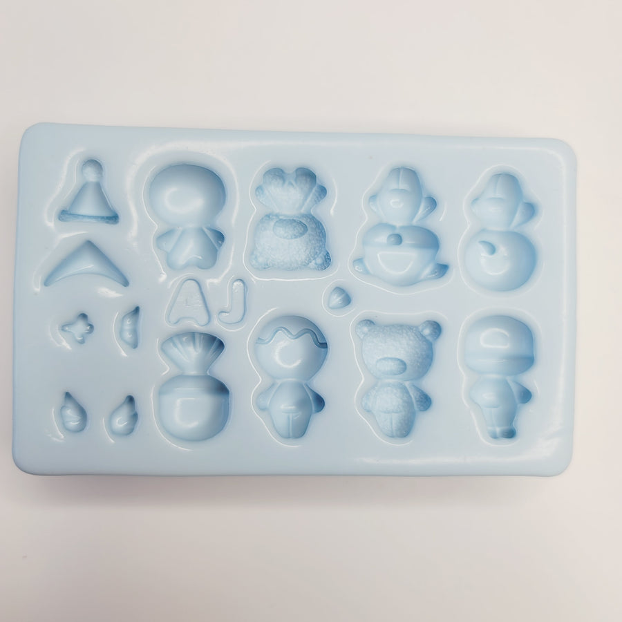 AJ #60 Xmas mini cuties silicone mold