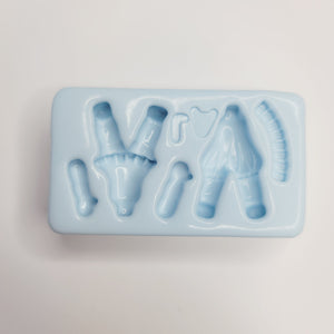 Cute little body #5  silicone mold AJ #50