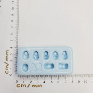 AJ #57 Cute shoes silicone mold
