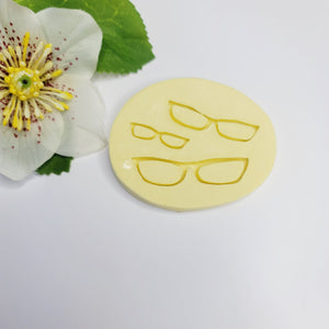 Square eye glasses  silicone mold ADG #85