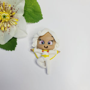 Storm  #539 Clay Doll for Bow-Center, Jewelry Charms, Accessories, and More