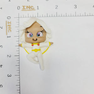 Storm  #539 Clay Doll for Bow-Center, Jewelry Charms, Accessories, and More