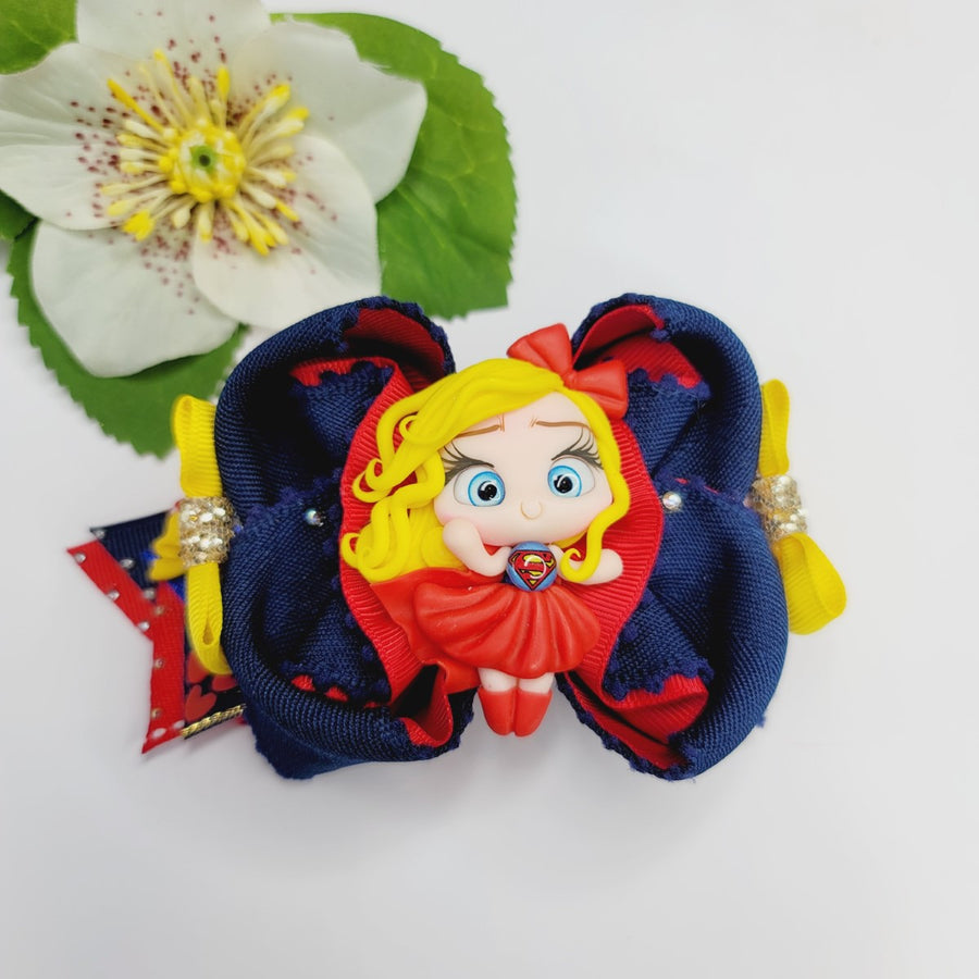 Super Girl Large Hair-Bow