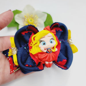 Super Girl Large Hair-Bow