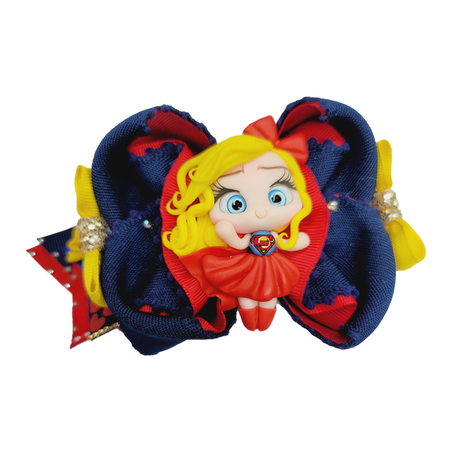 Super Girl Large Hair-Bow