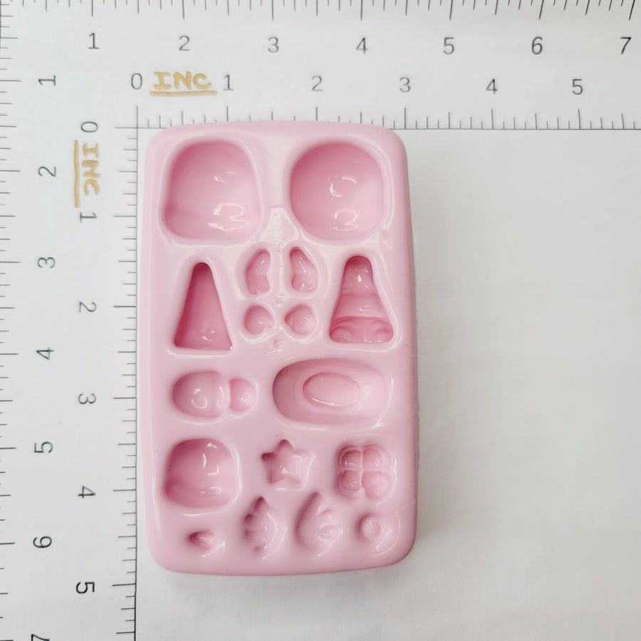 Xmas Crib Figures Silicone Mold KKA #50