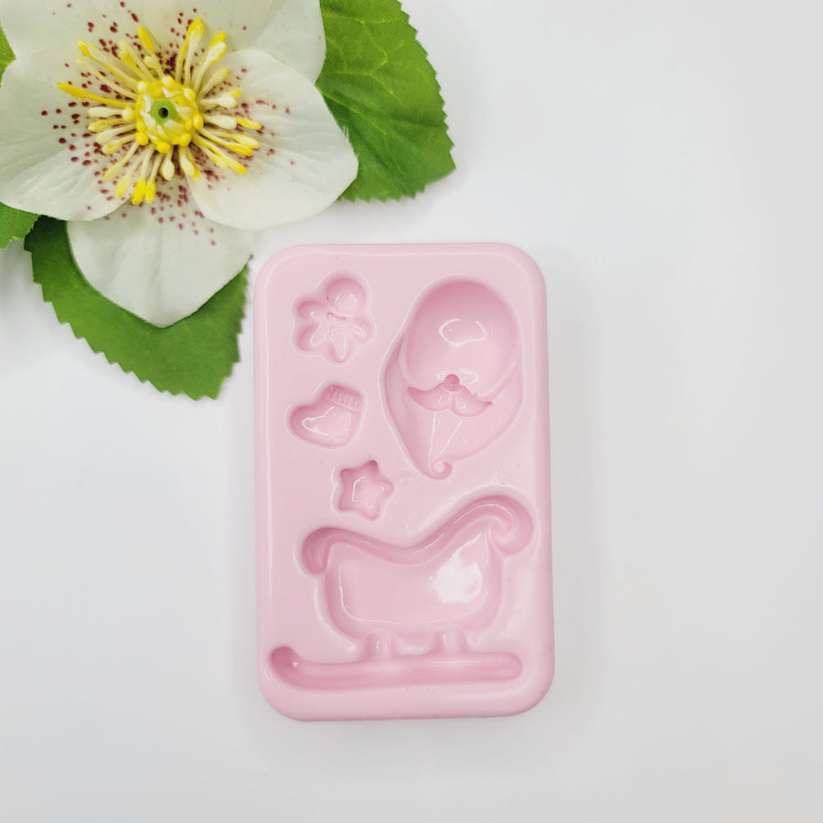 Noel's Sled Silicone Mold KKA #48