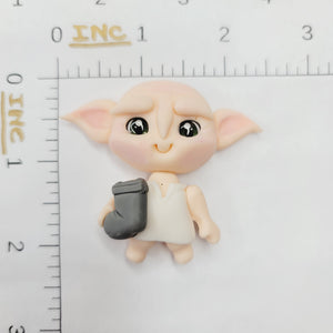 Dob #149 Clay Doll for Bow-Center, Jewelry Charms, Accessories, and More