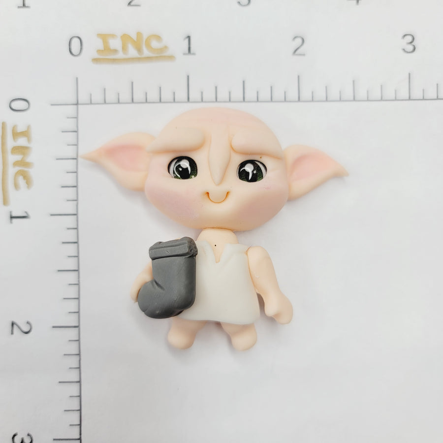 Dob #149 Clay Doll for Bow-Center, Jewelry Charms, Accessories, and More