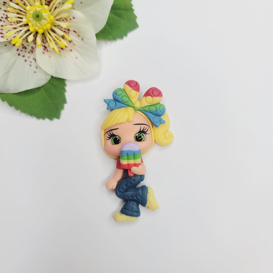 Susan #544 Clay Doll for Bow-Center, Jewelry Charms, Accessories, and More