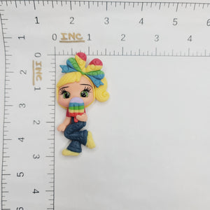 Susan #544 Clay Doll for Bow-Center, Jewelry Charms, Accessories, and More