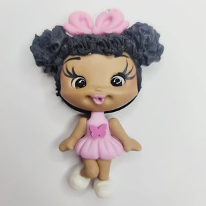 Makayla #359 Clay Doll for Bow-Center, Jewelry Charms, Accessories, and More