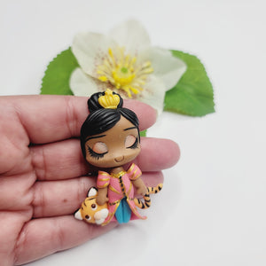 Sethu #509 Clay Doll for Bow-Center, Jewelry Charms, Accessories, and More