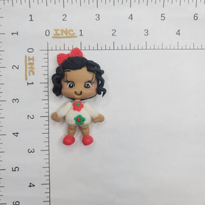 Shaquana #512 Clay Doll for Bow-Center, Jewelry Charms, Accessories, and More