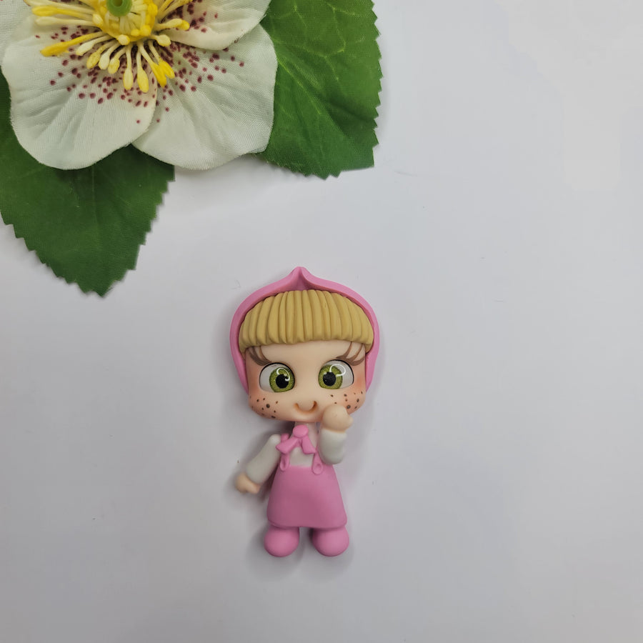 Masha 3 #363 Clay Doll for Bow-Center, Jewelry Charms, Accessories, and More