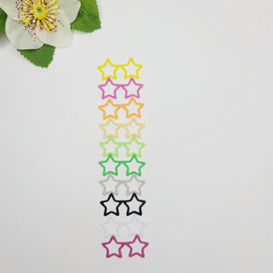 E.V.A. Star Glasses for Clays (set of 10) - 1.75" (in) - Mixed Colors