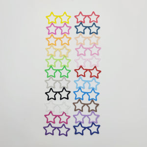 E.V.A. Star Glasses for Clays (set of 10) - 1.75" (in) - Mixed Colors