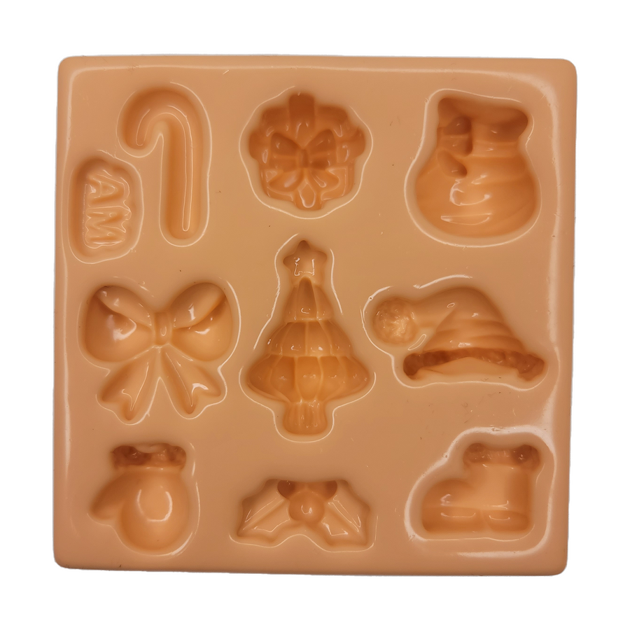 MD #37 Xmas miniature silicone mold