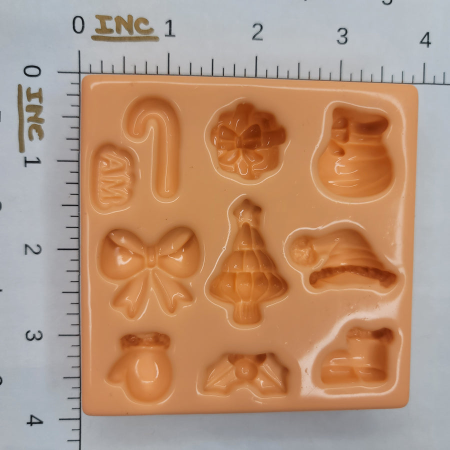 MD #37 Xmas miniature silicone mold