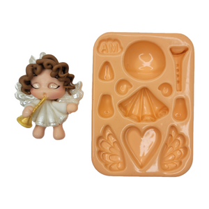 MD #39 Xmas Angel silicone mold